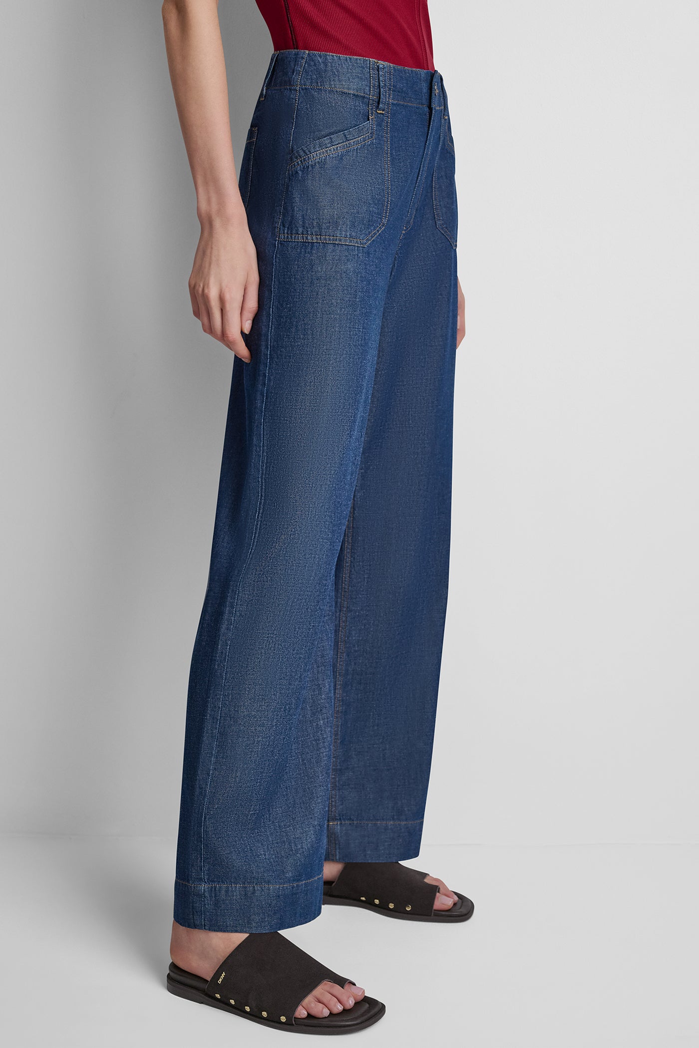 HIGH-RISE STRAIGHT LEG PANT - Crosby Wash - 4