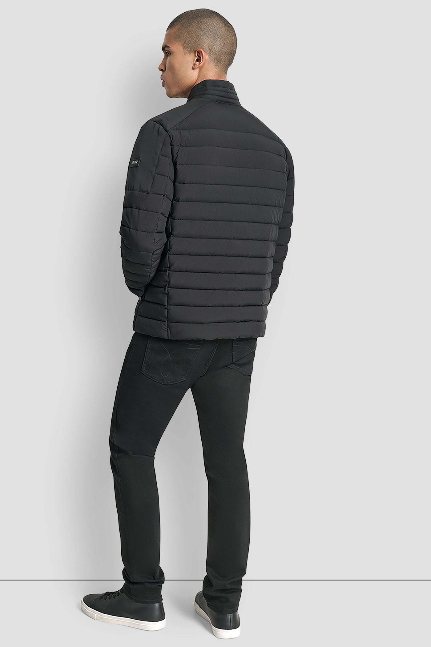 LIGHT WEIGHT MOTO JACKET - Black - 2