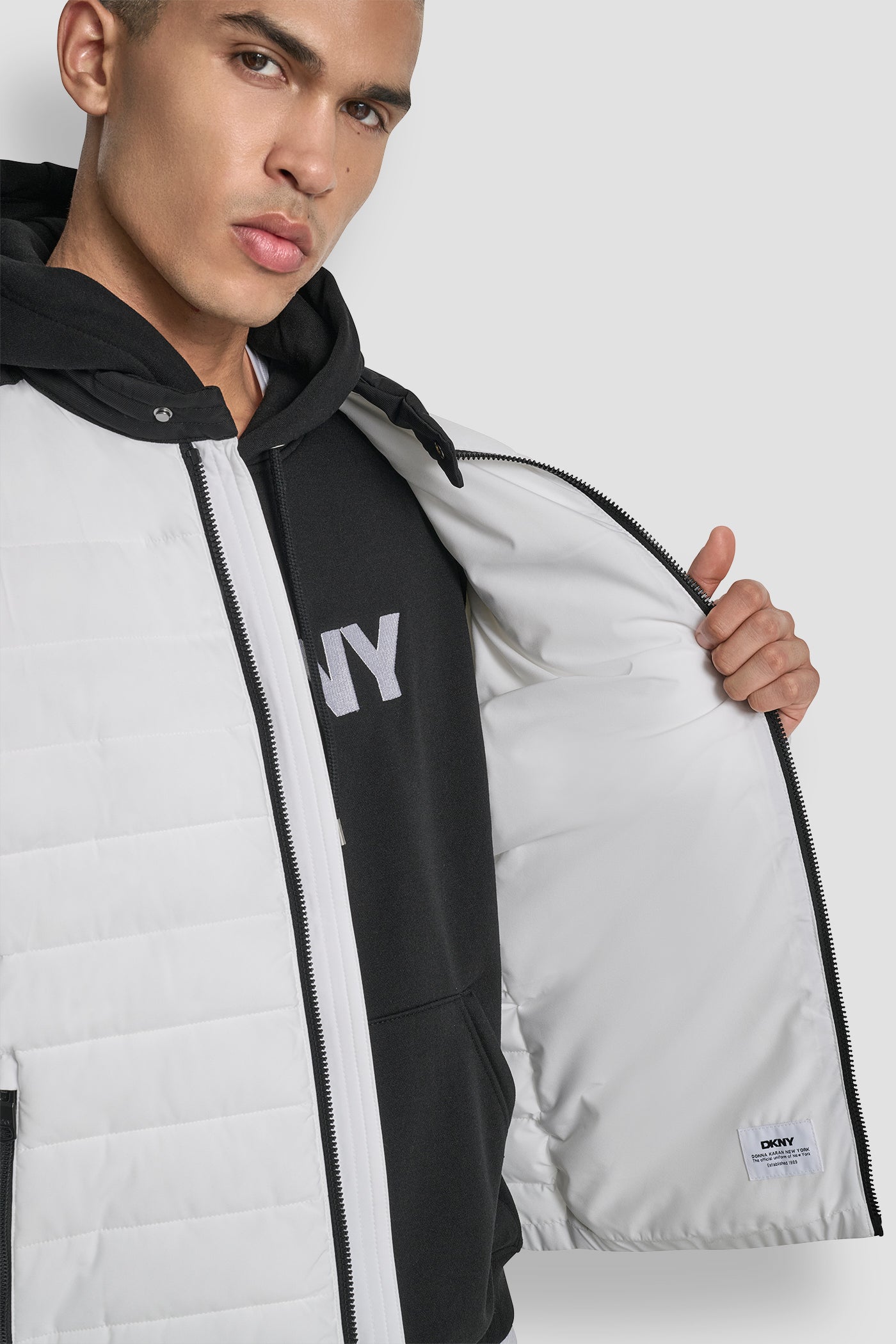 LIGHT WEIGHT MOTO JACKET - White - 6