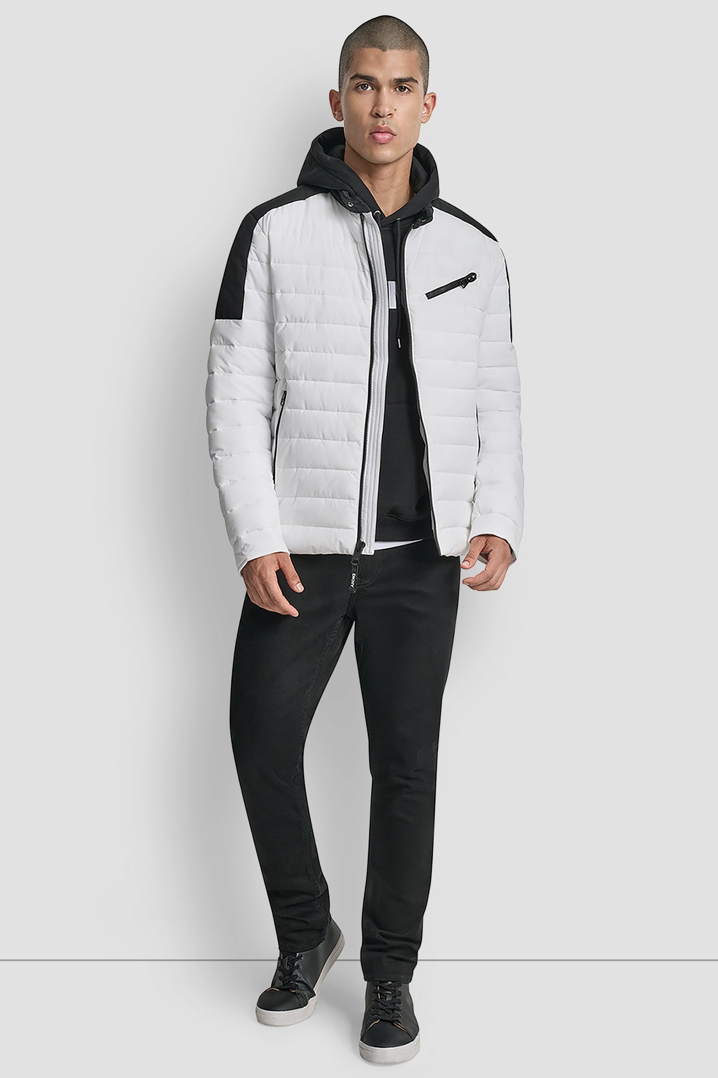 LIGHT WEIGHT MOTO JACKET - White - 9