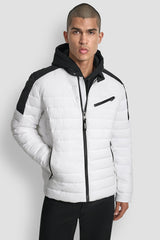 LIGHT WEIGHT MOTO JACKET - White - 1