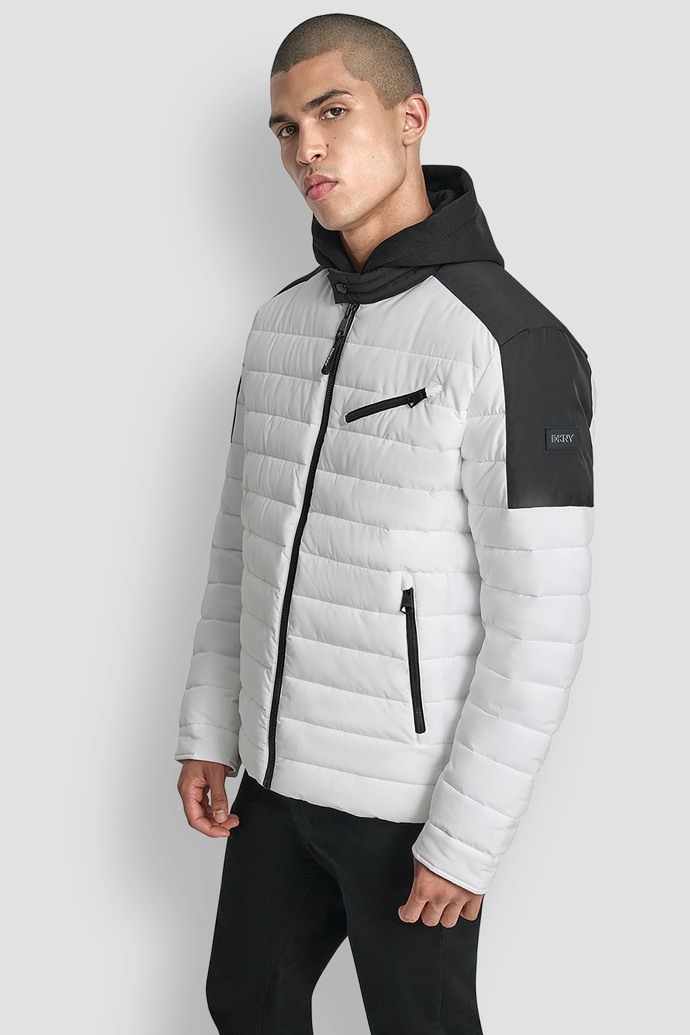 LIGHT WEIGHT MOTO JACKET - White - 4