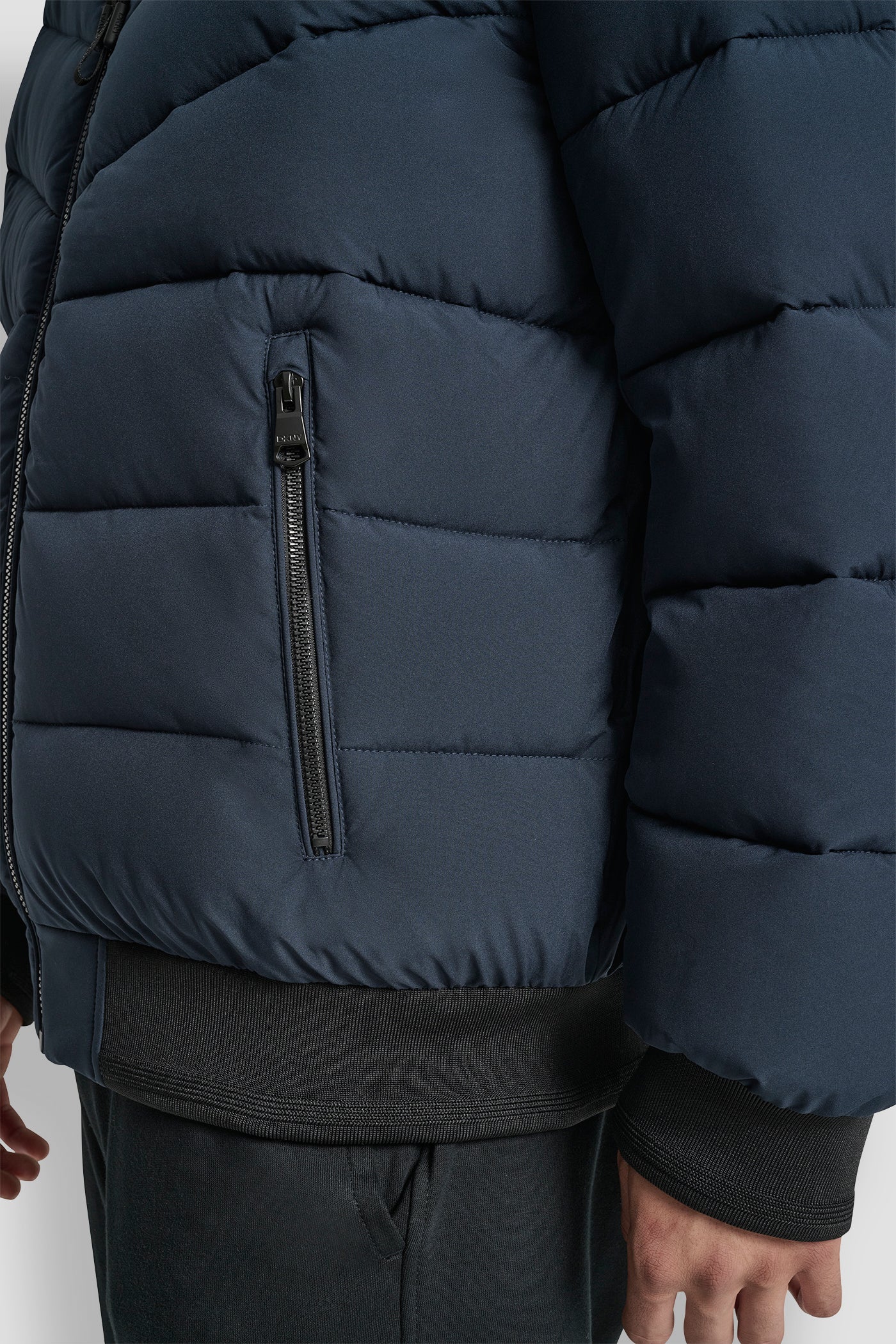 STRETCH BOMBER JACKET - NAVY - 9