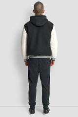 VARSITY JACKET - Black - 3