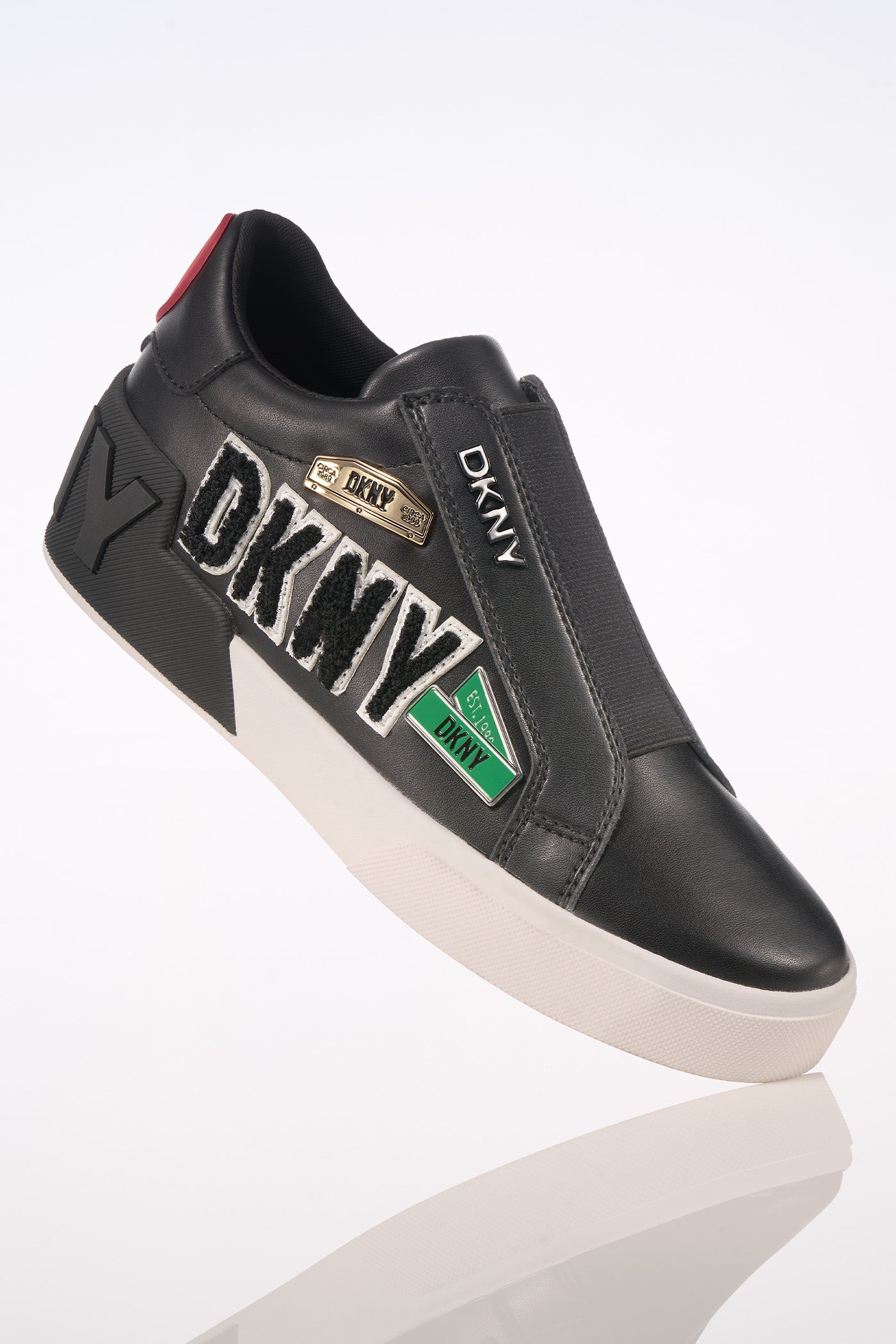MINDI CITY SIGNS SLIP ON SNEAKER - Black - 2