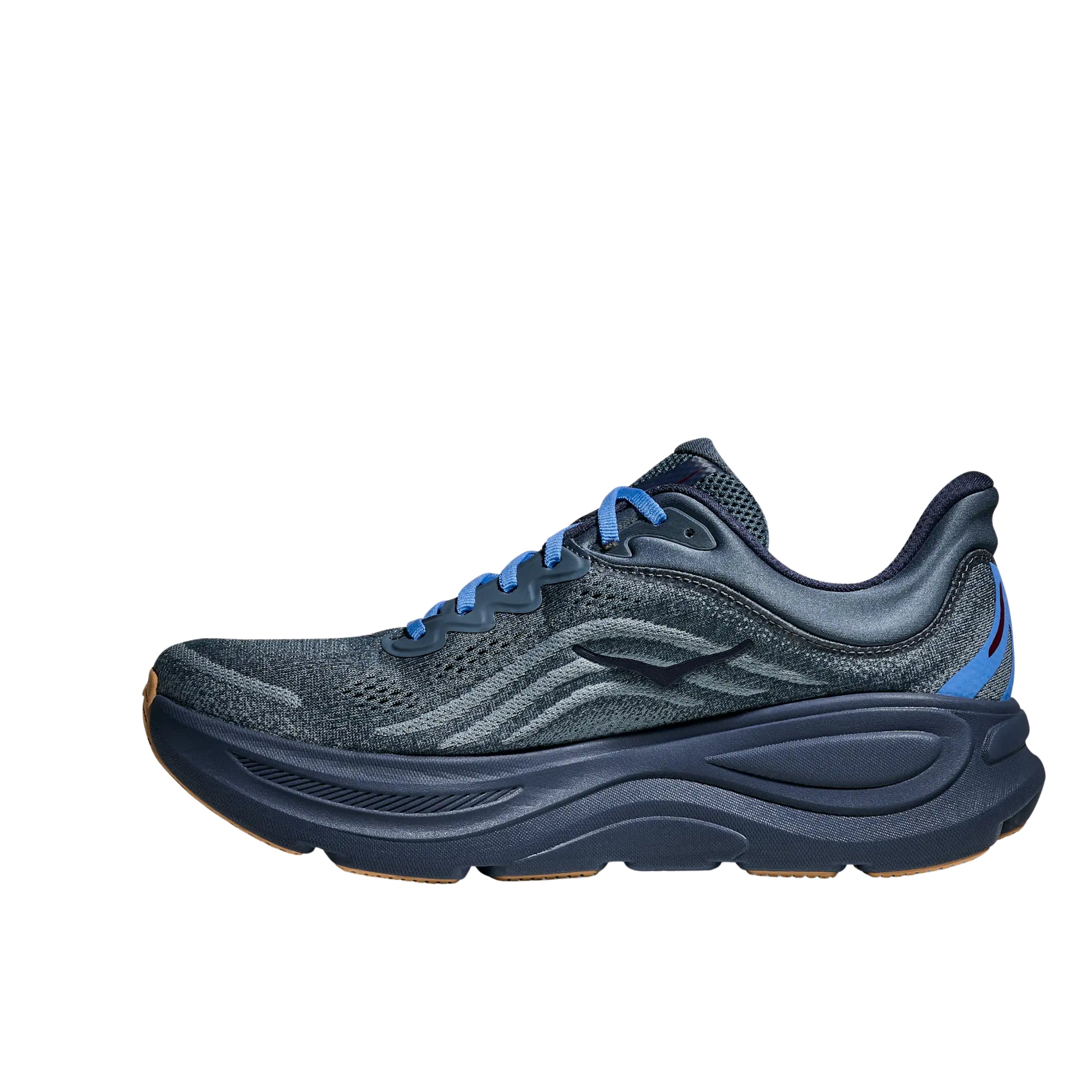 Hoka Bondi 9 Running Shoe ¨C Men's - Stucco/Grout/Black/Black/Black/White/Cosmic Grey/Ultramarine/Drizzle/Downpour/Frost/Pale