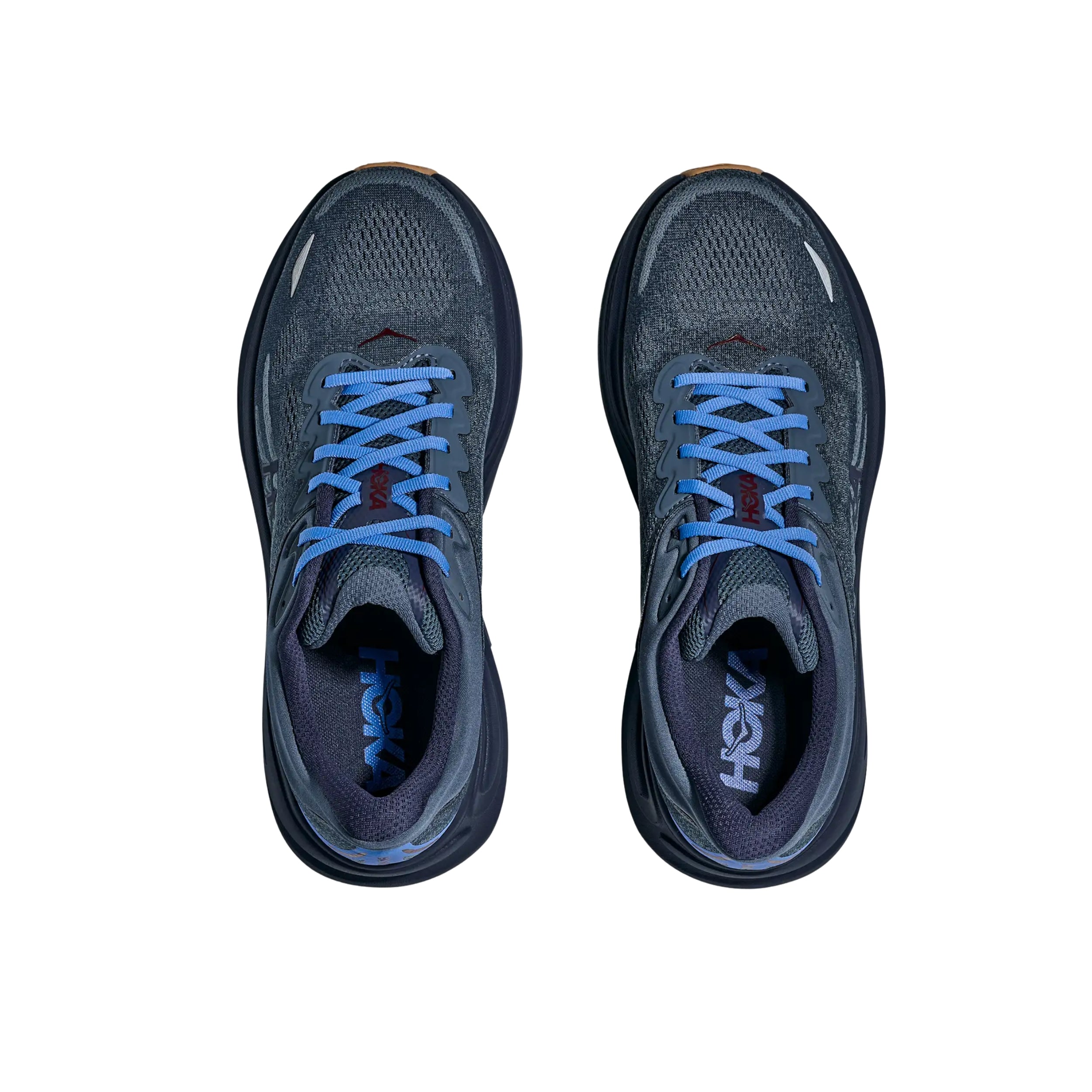 Hoka Bondi 9 Running Shoe ¨C Men's - Stucco/Grout/Black/Black/Black/White/Cosmic Grey/Ultramarine/Drizzle/Downpour/Frost/Pale