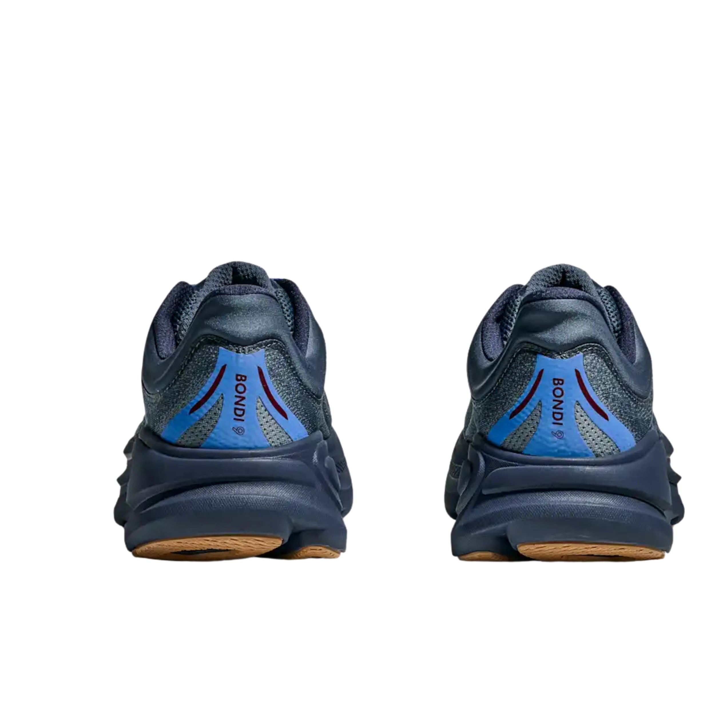 Hoka Bondi 9 Running Shoe ¨C Men's - Stucco/Grout/Black/Black/Black/White/Cosmic Grey/Ultramarine/Drizzle/Downpour/Frost/Pale