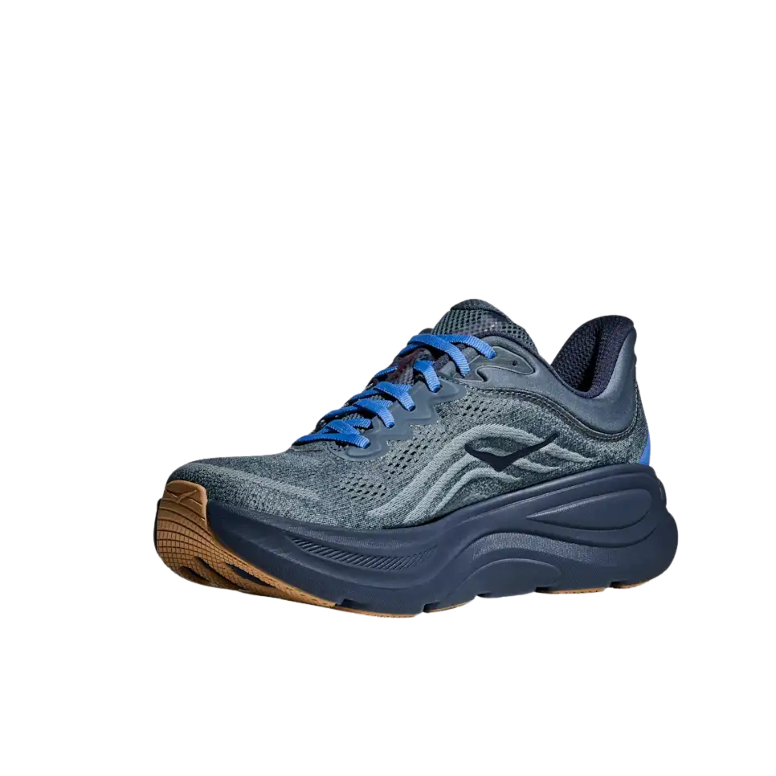 Hoka Bondi 9 Running Shoe ¨C Men's - Stucco/Grout/Black/Black/Black/White/Cosmic Grey/Ultramarine/Drizzle/Downpour/Frost/Pale