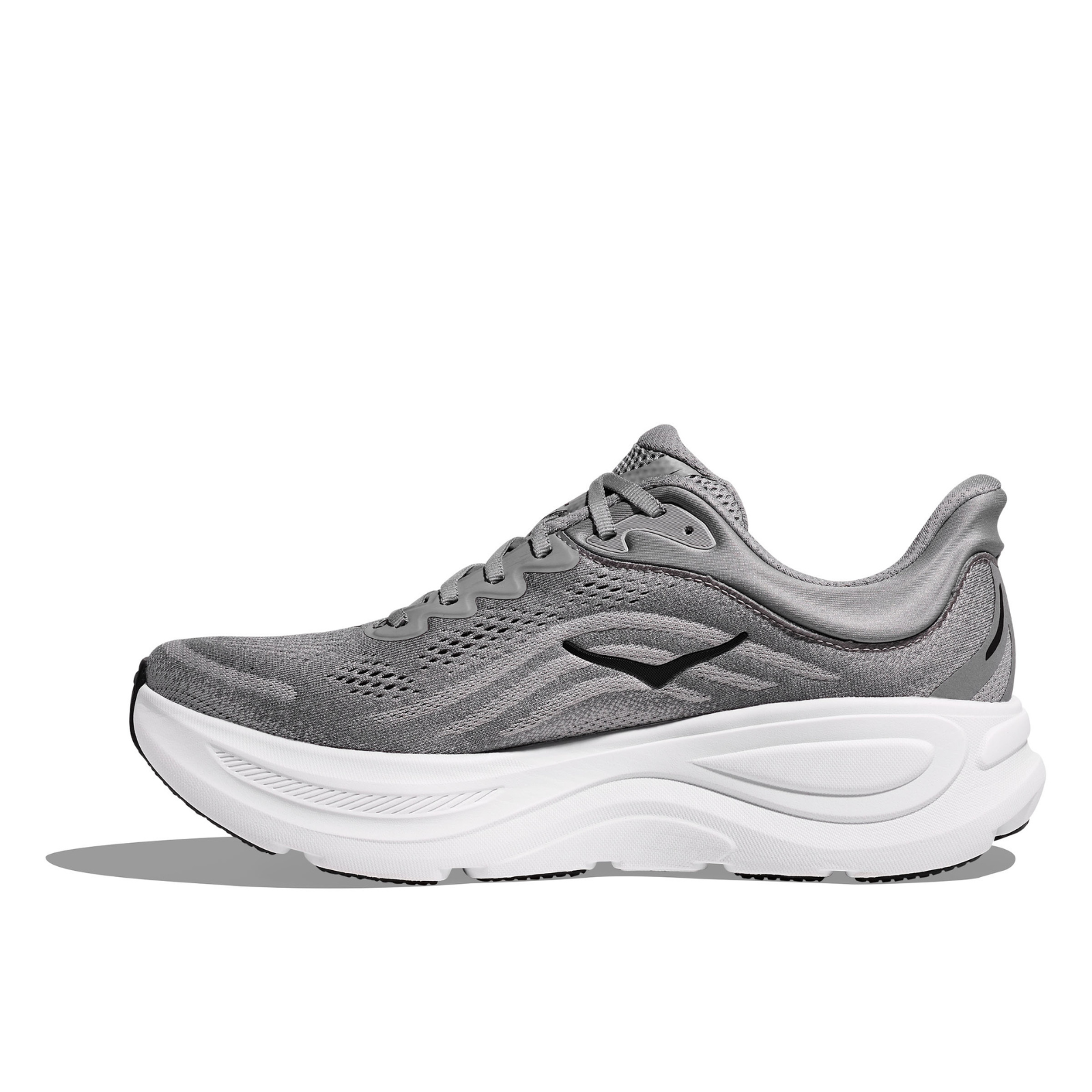 Hoka Bondi 9 Running Shoe ¨C Men's - Stucco/Grout/Black/Black/Black/White/Cosmic Grey/Ultramarine/Drizzle/Downpour/Frost/Pale
