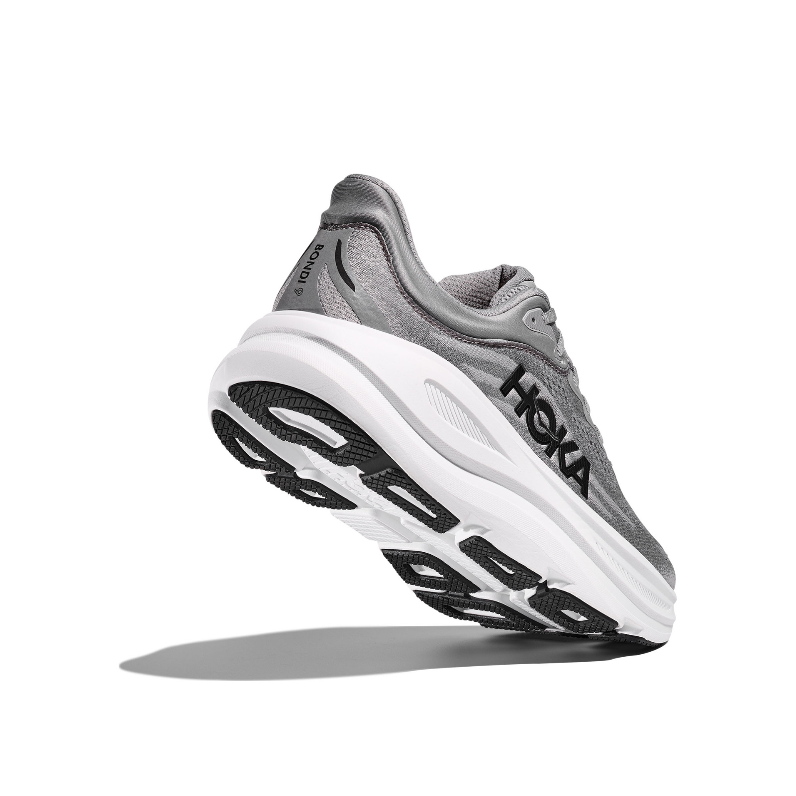 Hoka Bondi 9 Running Shoe ¨C Men's - Stucco/Grout/Black/Black/Black/White/Cosmic Grey/Ultramarine/Drizzle/Downpour/Frost/Pale