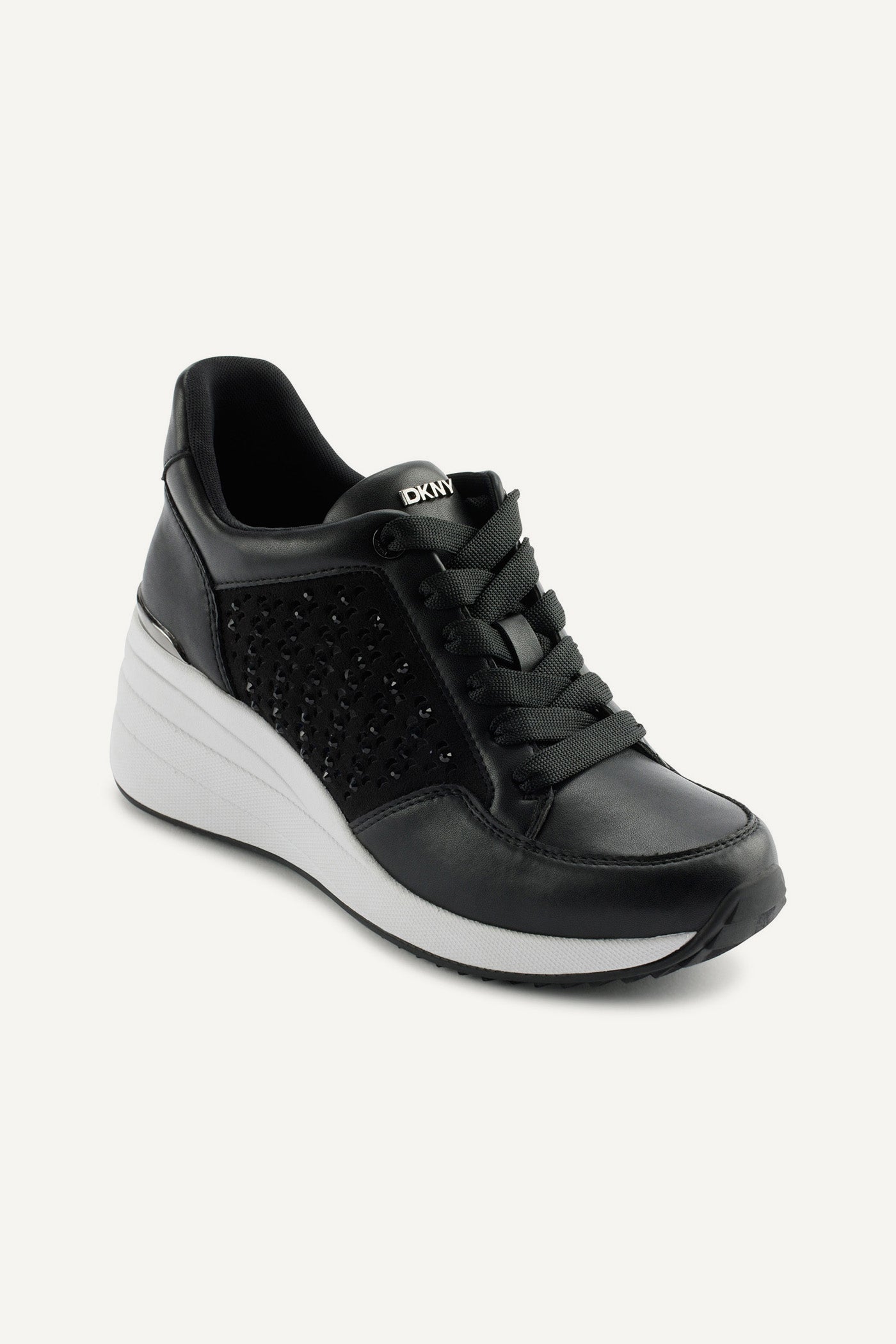 KALINDA WEDGE SNEAKER - BLACK/BLACK - 2