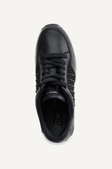 KALINDA WEDGE SNEAKER - BLACK/BLACK - 3