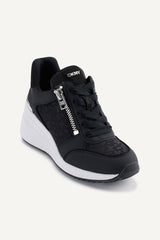 KALINA WEDGE SNEAKER - Black - 2