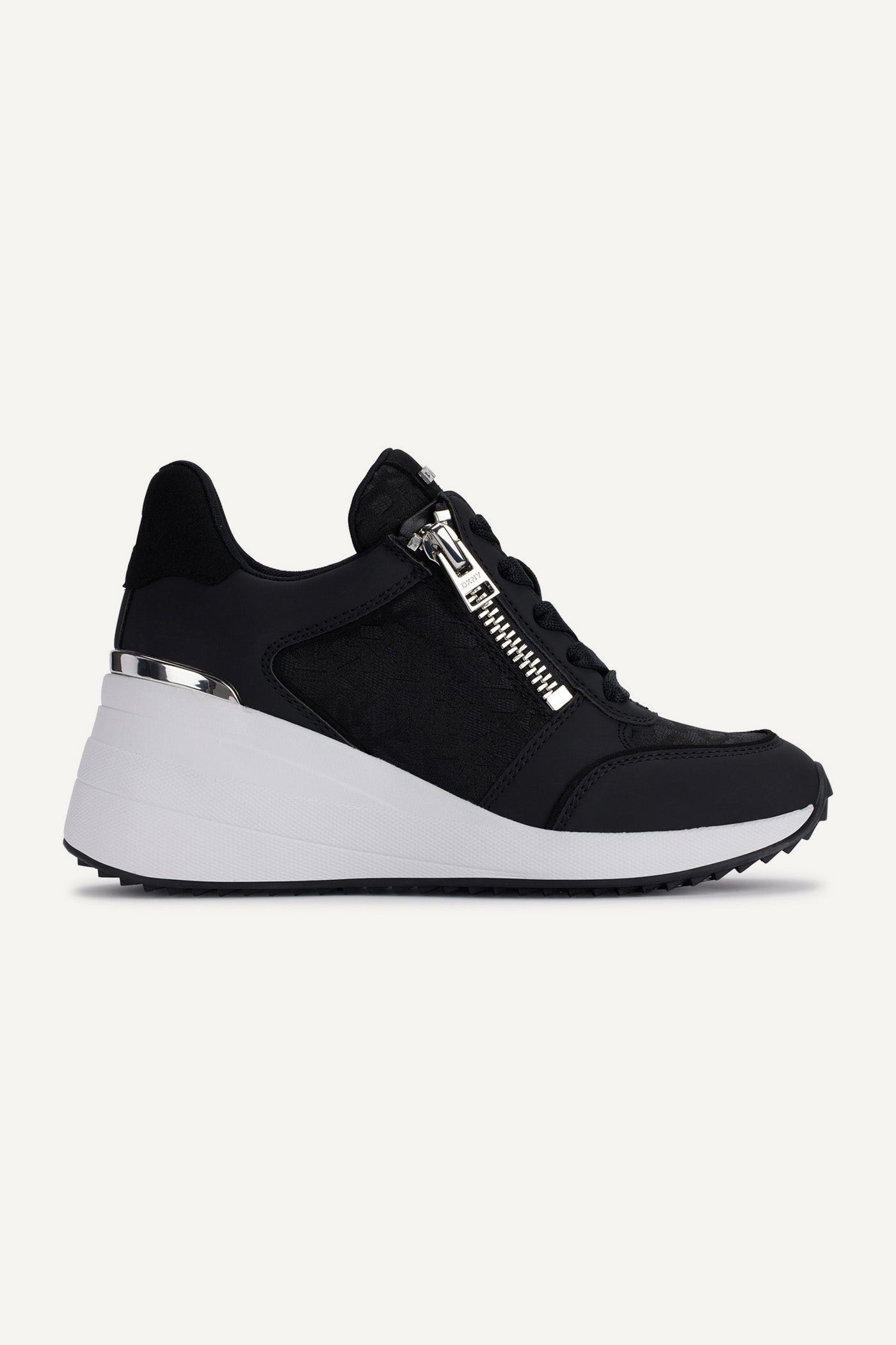 KALINA WEDGE SNEAKER - Black - 1