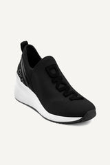 KEEVA WEDGE SNEAKER - Black - 2