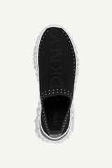 LILLIE STUDS SLIP ON SNEAKER - Black - 3