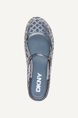 LOUEY MARY JANE FLAT - Slate Blue - 3