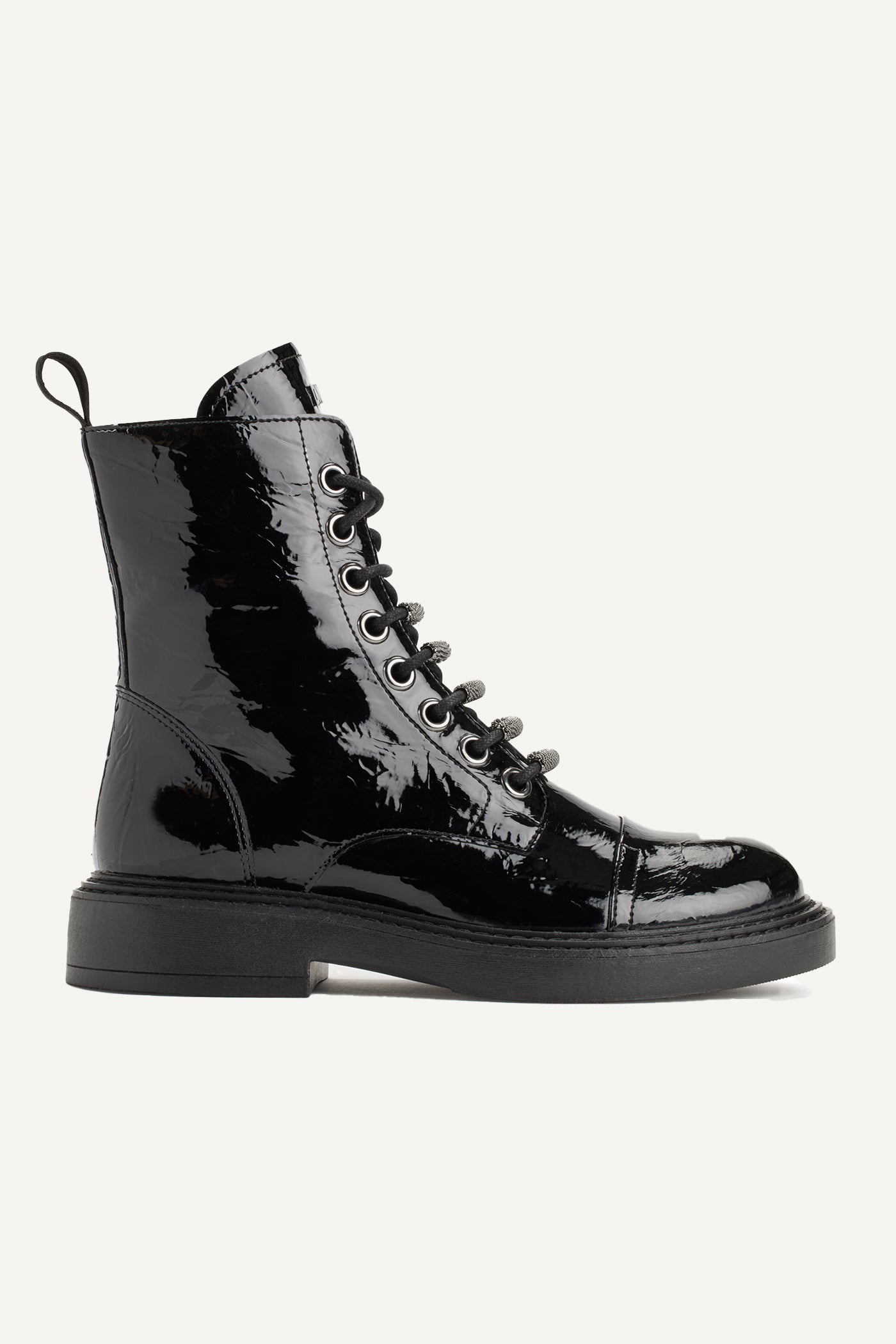 MALAYA LACE UP BOOT - Black - 1
