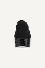 MALLORY LACE-UP SNEAKER - Black - 4