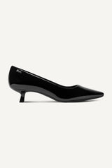 NOREEN KITTEN HEEL PUMP - Black - 1