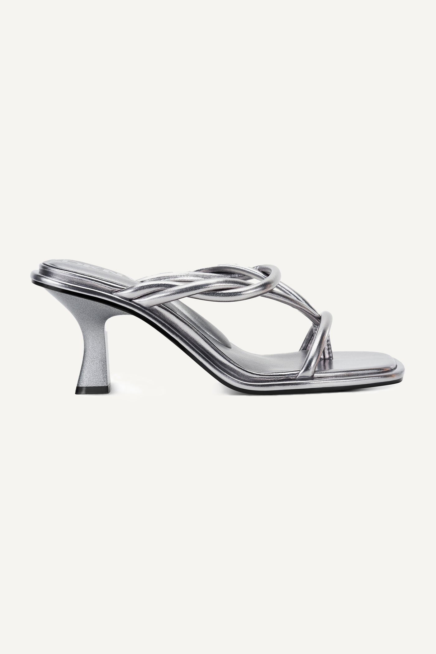 RABUN STRAPPY HEEL - NICKEL - 1