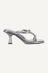 RABUN STRAPPY HEEL - NICKEL - 1