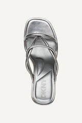 RABUN STRAPPY HEEL - NICKEL - 3