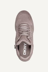 SEREINA LACE UP SNEAKER - Mauve - 3
