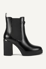 TISDEL PLATFORM BOOTIE - Black - 1