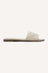 WILLOW FLAT SLIDE - Light Taupe - 1