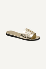 WILLOW FLAT SLIDE - Platino - 2