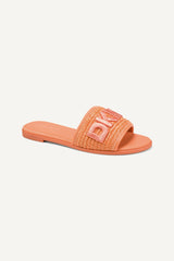 WINSLET FLAT SLIDE SANDAL - Orange Sherbet - 2