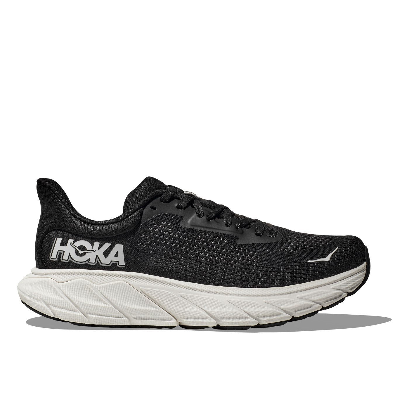 Hoka Arahi 7 Running Shoe ¨C Men's - Black/White/Droplet/Druzy/Frost/Gold/Outer Space/White - 26
