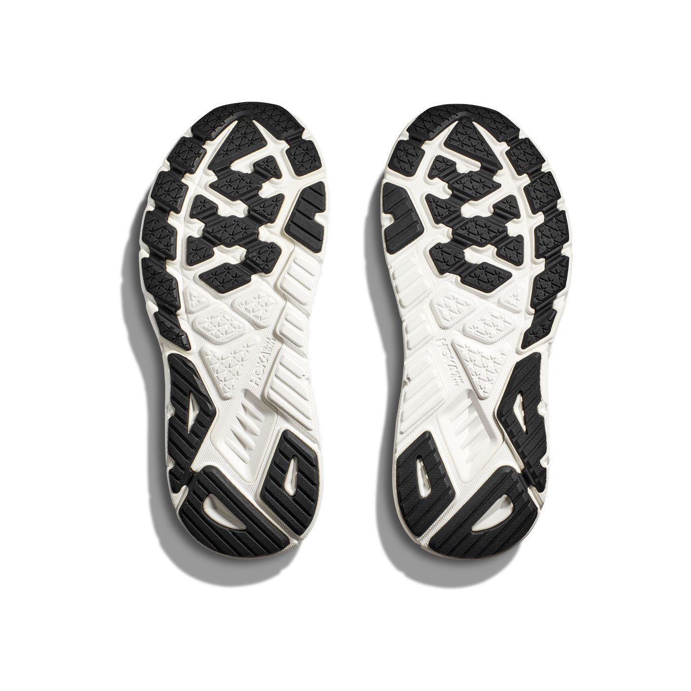 Hoka Arahi 7 Running Shoe ¨C Men's - Black/White/Droplet/Druzy/Frost/Gold/Outer Space/White - 4