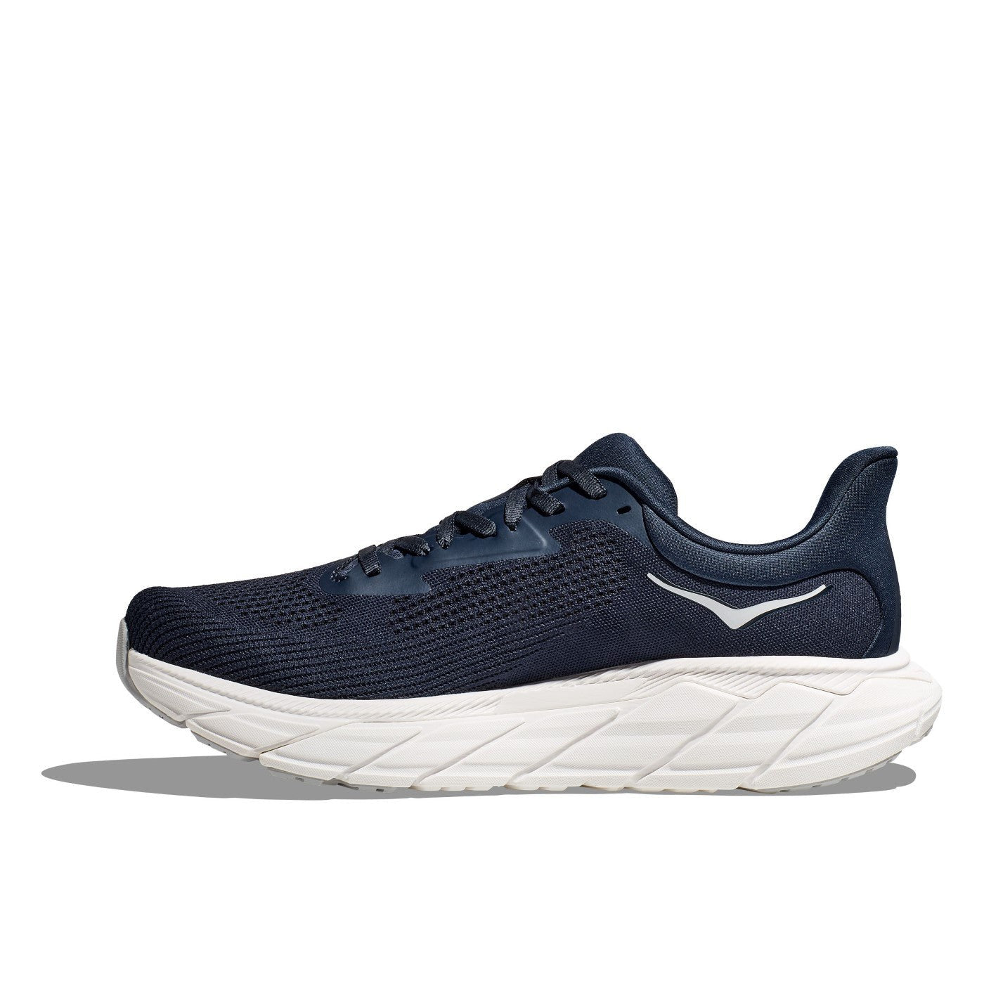 Hoka Arahi 7 Running Shoe ¨C Men's - Black/White/Droplet/Druzy/Frost/Gold/Outer Space/White - 16
