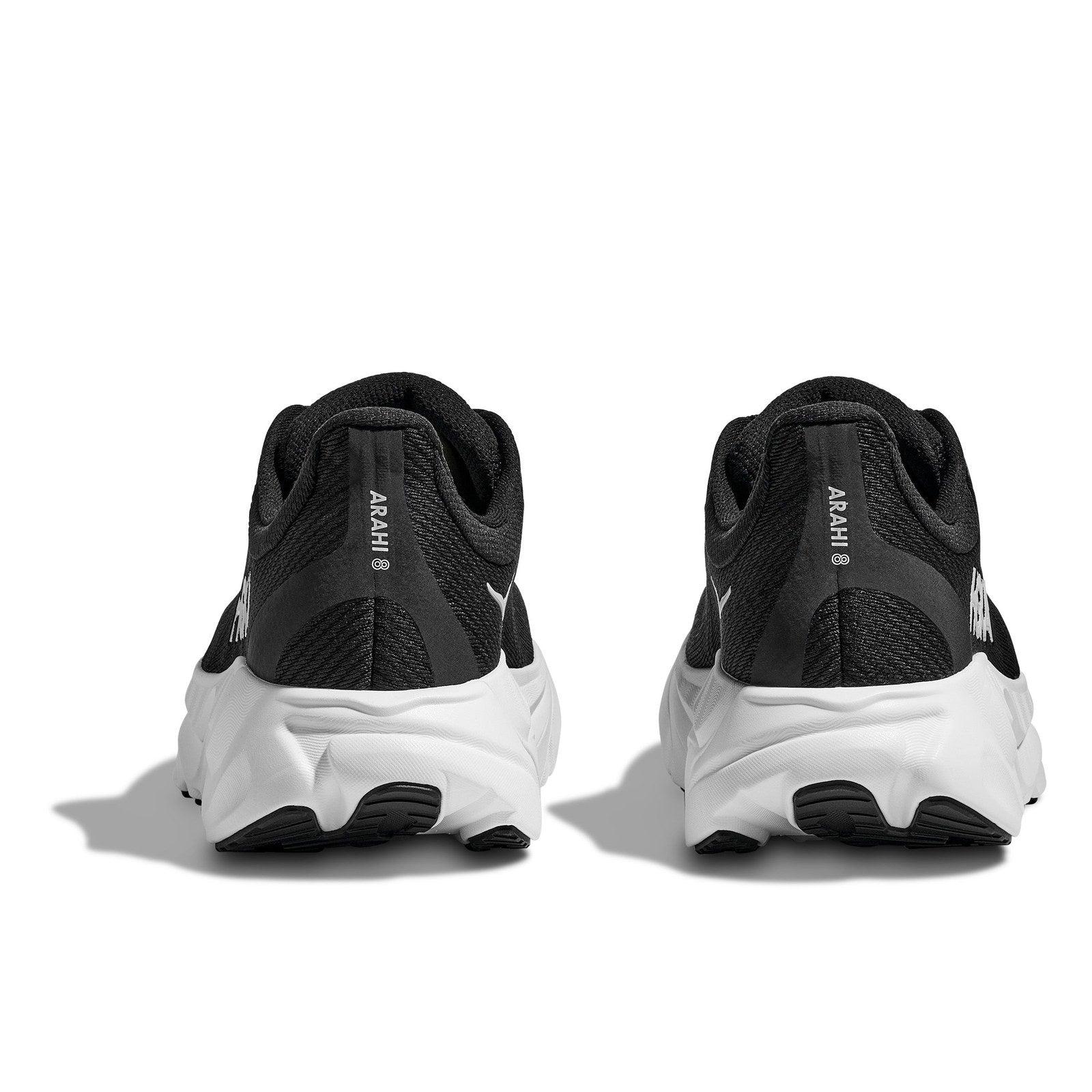 Hoka Arahi 8 Running Shoe ¨C Men's - Black/White/Grout/Putty/Stardust/Cosmic Grey/Varsity Navy/White - 5