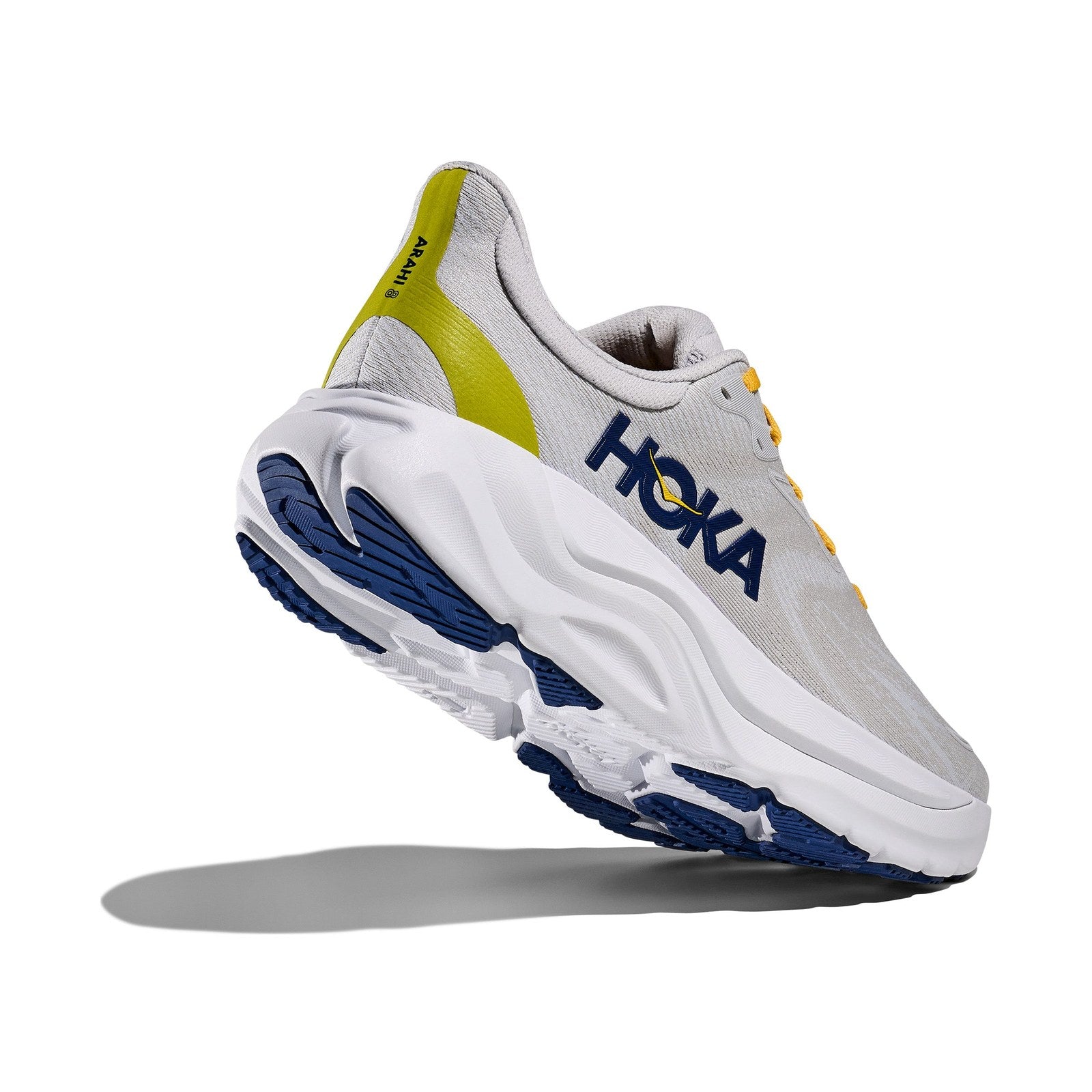 Hoka Arahi 8 Running Shoe ¨C Men's - Black/White/Grout/Putty/Stardust/Cosmic Grey/Varsity Navy/White - 24