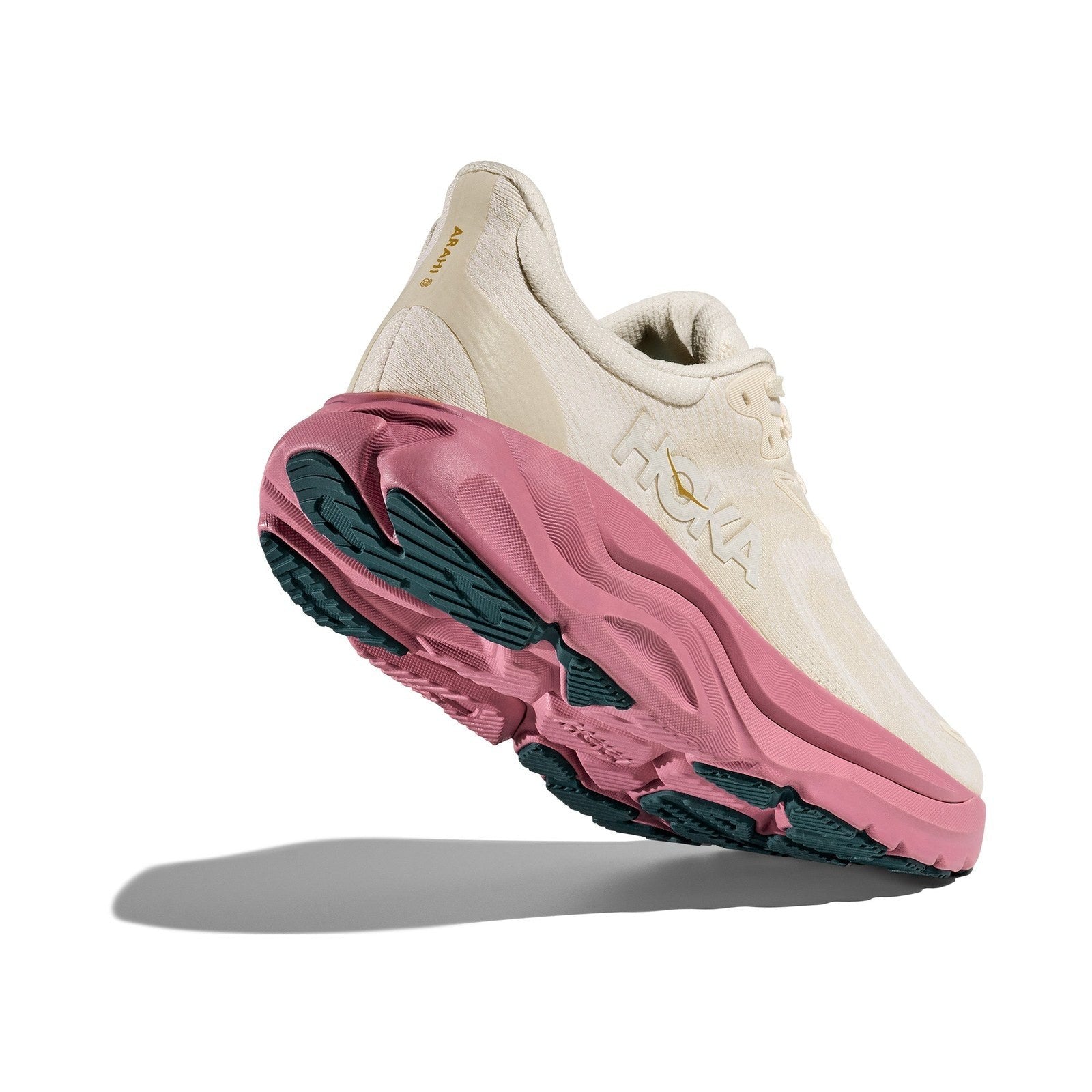 Hoka Arahi 8 Running Shoe ¨C Women's - Alabaster/Lingonberry/Black/White/Rose Cream/Alabaster/Starlight Glow/Midnight Blue/Li