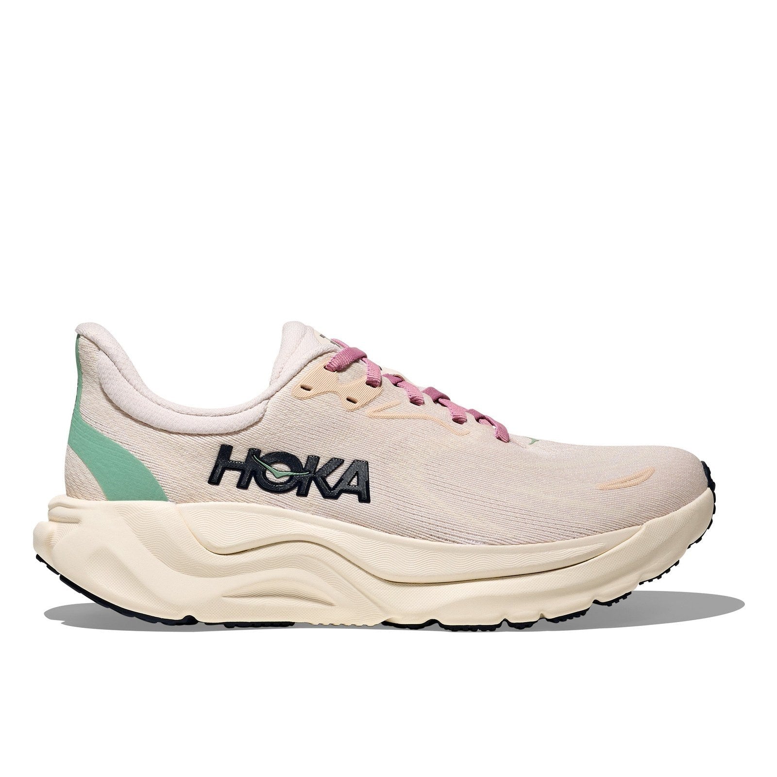 Hoka Arahi 8 Running Shoe ¨C Women's - Alabaster/Lingonberry/Black/White/Rose Cream/Alabaster/Starlight Glow/Midnight Blue/Li