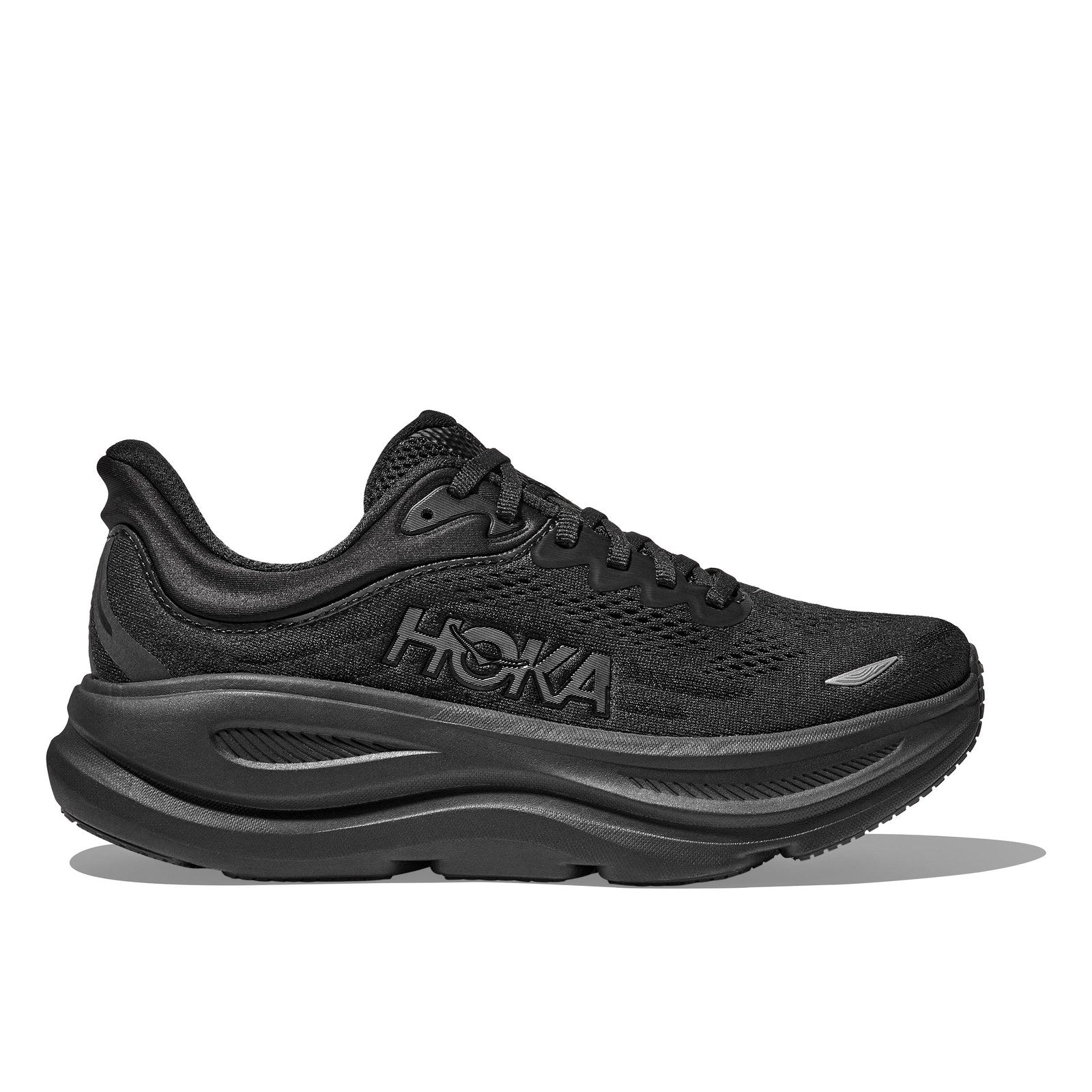Hoka Bondi 9 Running Shoe ¨C Men's - Stucco/Grout/Black/Black/Black/White/Cosmic Grey/Ultramarine/Drizzle/Downpour/Frost/Pale