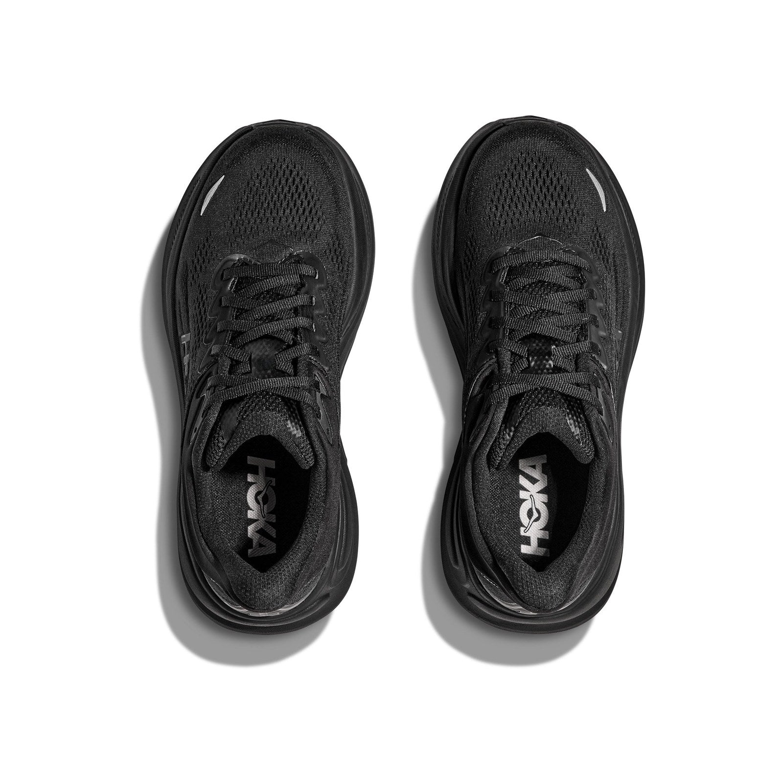 Hoka Bondi 9 Running Shoe ¨C Men's - Stucco/Grout/Black/Black/Black/White/Cosmic Grey/Ultramarine/Drizzle/Downpour/Frost/Pale