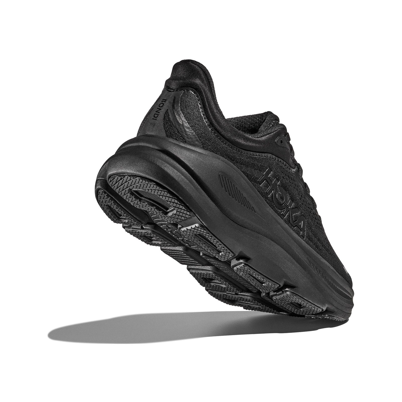 Hoka Bondi 9 Running Shoe ¨C Men's - Stucco/Grout/Black/Black/Black/White/Cosmic Grey/Ultramarine/Drizzle/Downpour/Frost/Pale