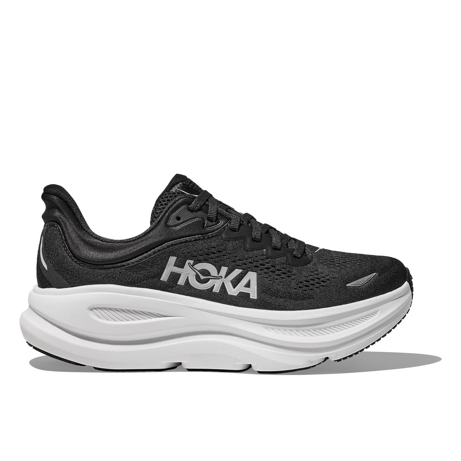 Hoka Bondi 9 Running Shoe ¨C Men's - Stucco/Grout/Black/Black/Black/White/Cosmic Grey/Ultramarine/Drizzle/Downpour/Frost/Pale