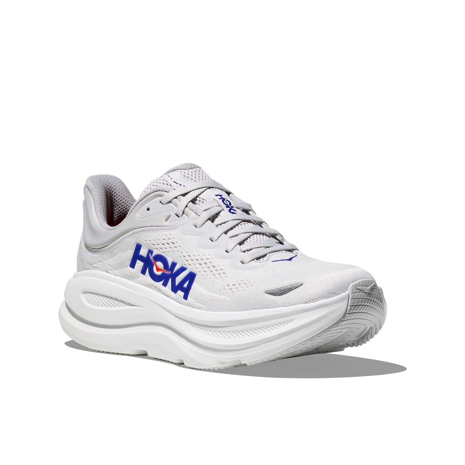 Hoka Bondi 9 Running Shoe ¨C Men's - Stucco/Grout/Black/Black/Black/White/Cosmic Grey/Ultramarine/Drizzle/Downpour/Frost/Pale