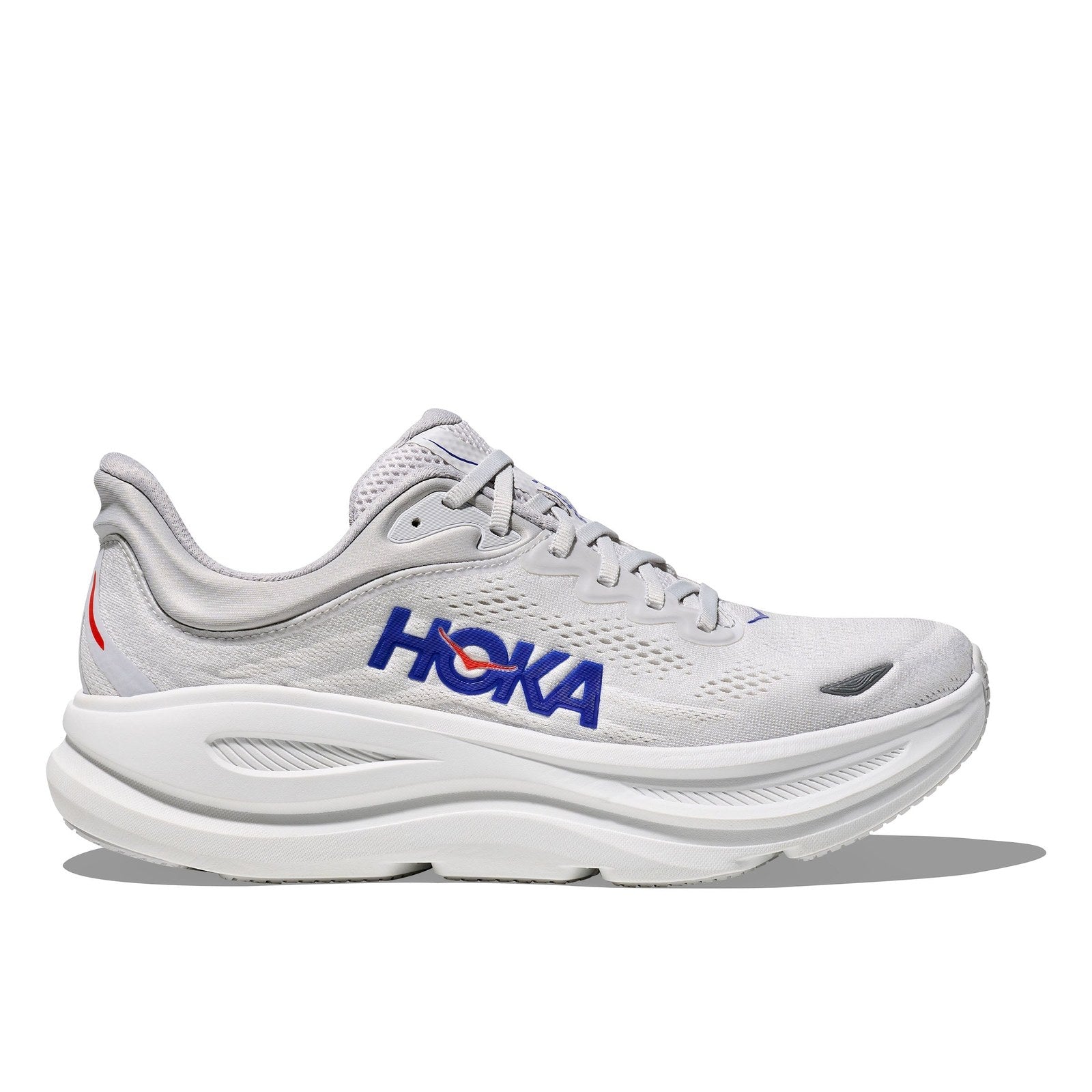 Hoka Bondi 9 Running Shoe ¨C Men's - Stucco/Grout/Black/Black/Black/White/Cosmic Grey/Ultramarine/Drizzle/Downpour/Frost/Pale