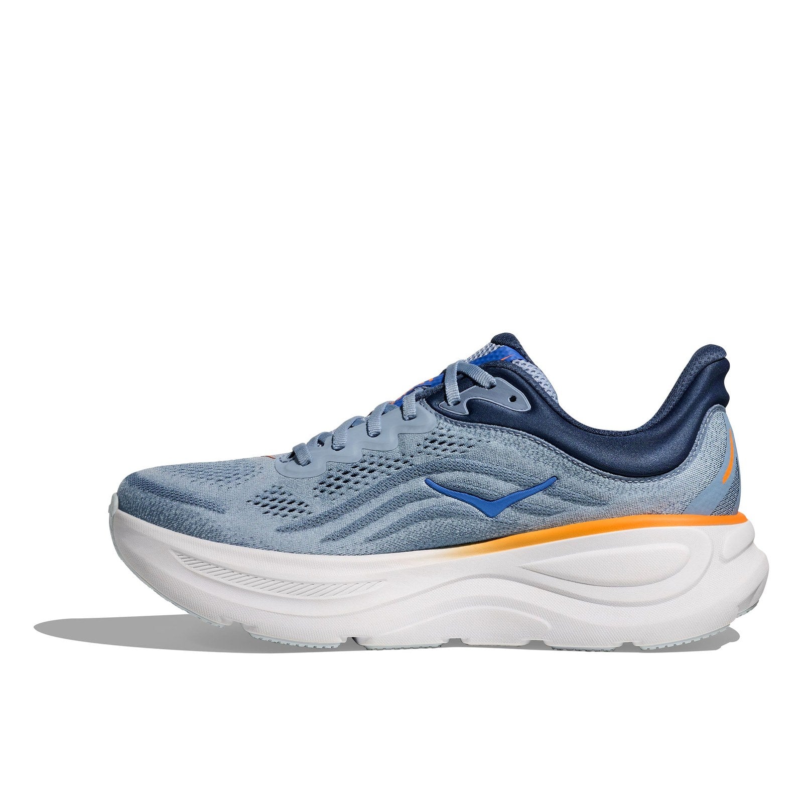Hoka Bondi 9 Running Shoe ¨C Men's - Stucco/Grout/Black/Black/Black/White/Cosmic Grey/Ultramarine/Drizzle/Downpour/Frost/Pale