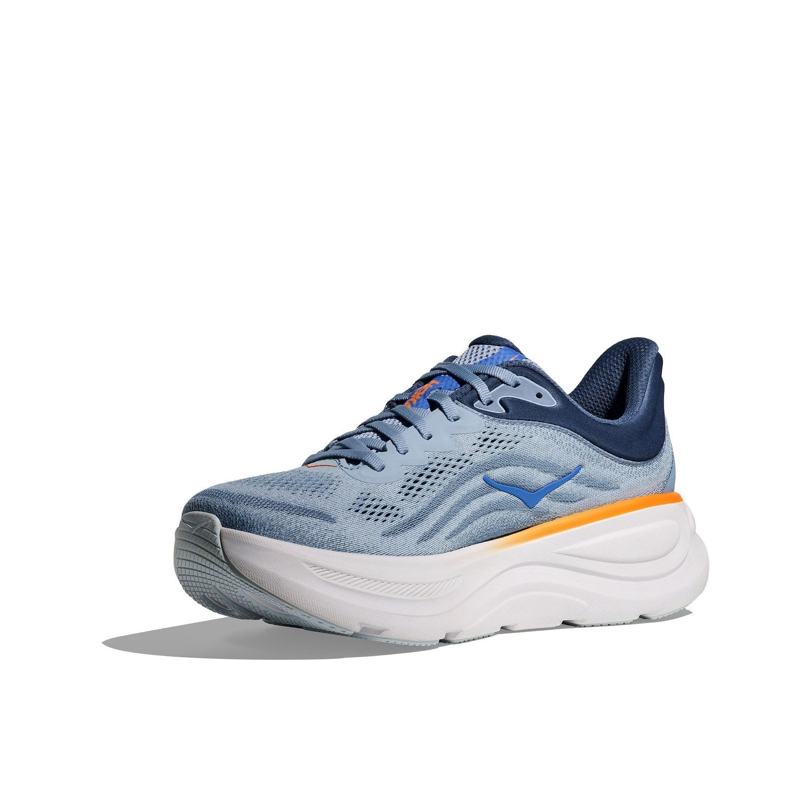 Hoka Bondi 9 Running Shoe ¨C Men's - Stucco/Grout/Black/Black/Black/White/Cosmic Grey/Ultramarine/Drizzle/Downpour/Frost/Pale