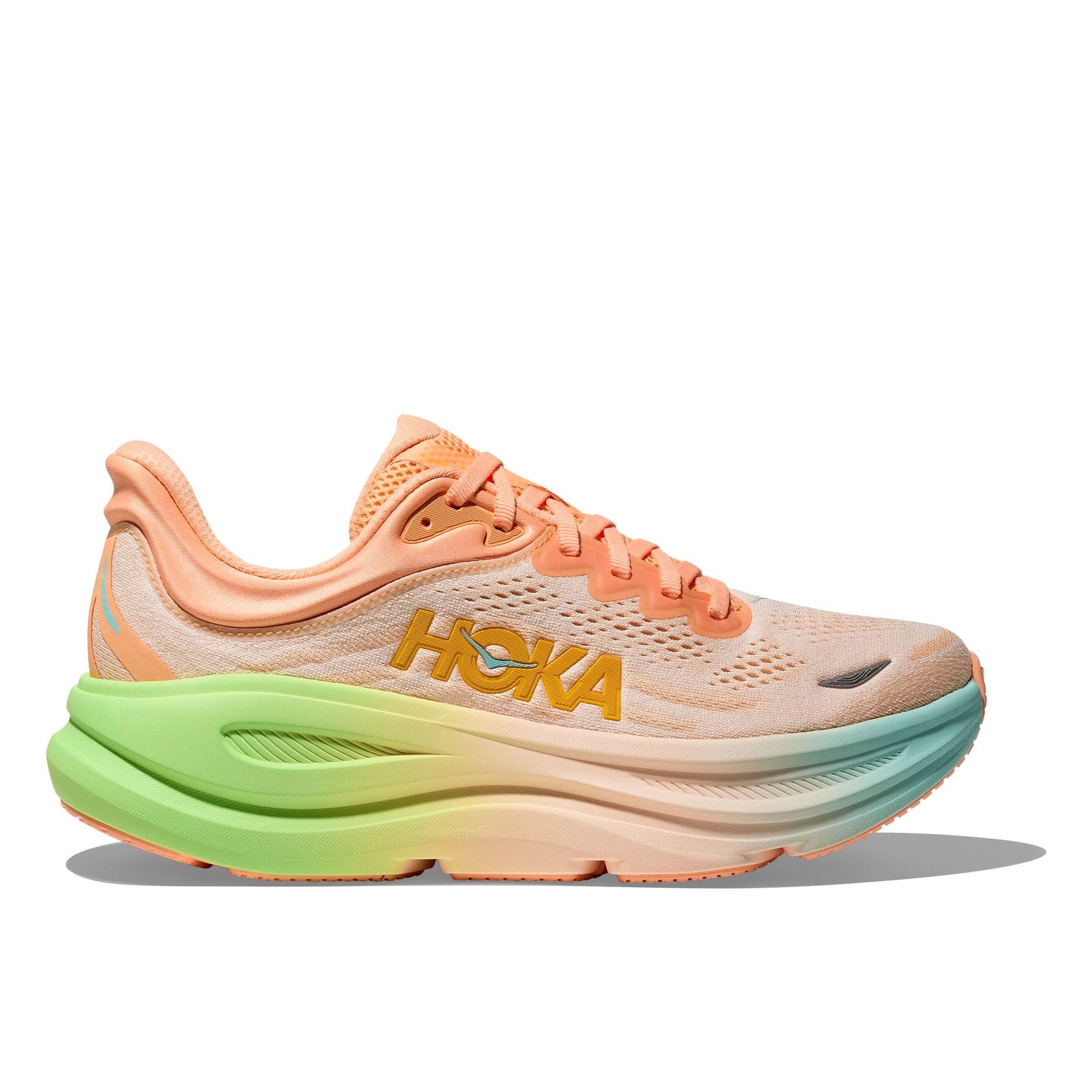 Hoka Bondi 9 Running Shoe ¨C Men's - Stucco/Grout/Black/Black/Black/White/Cosmic Grey/Ultramarine/Drizzle/Downpour/Frost/Pale