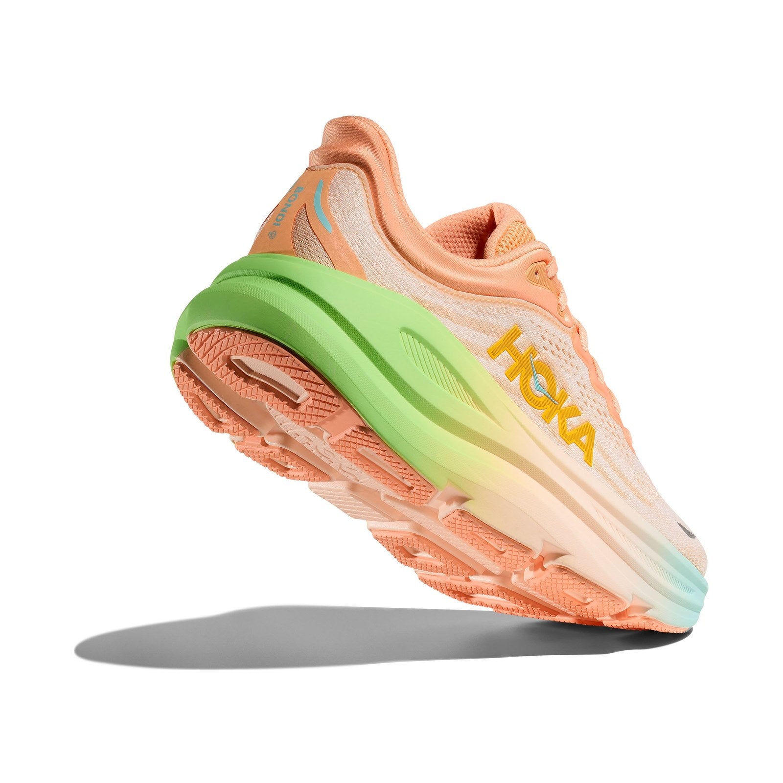 Hoka Bondi 9 Running Shoe ¨C Men's - Stucco/Grout/Black/Black/Black/White/Cosmic Grey/Ultramarine/Drizzle/Downpour/Frost/Pale